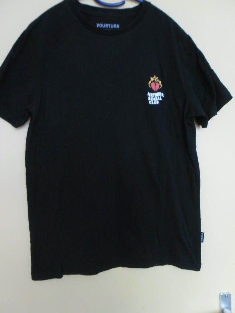 z.g.a.n. heren shirt. Maat M, Maat 48/50 (M), Zwart, Your turn, Ophalen of Verzenden