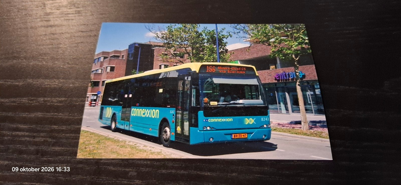 Bus foto Connexxion 8243 - Hilversum, Verzamelen, Ophalen of Verzenden