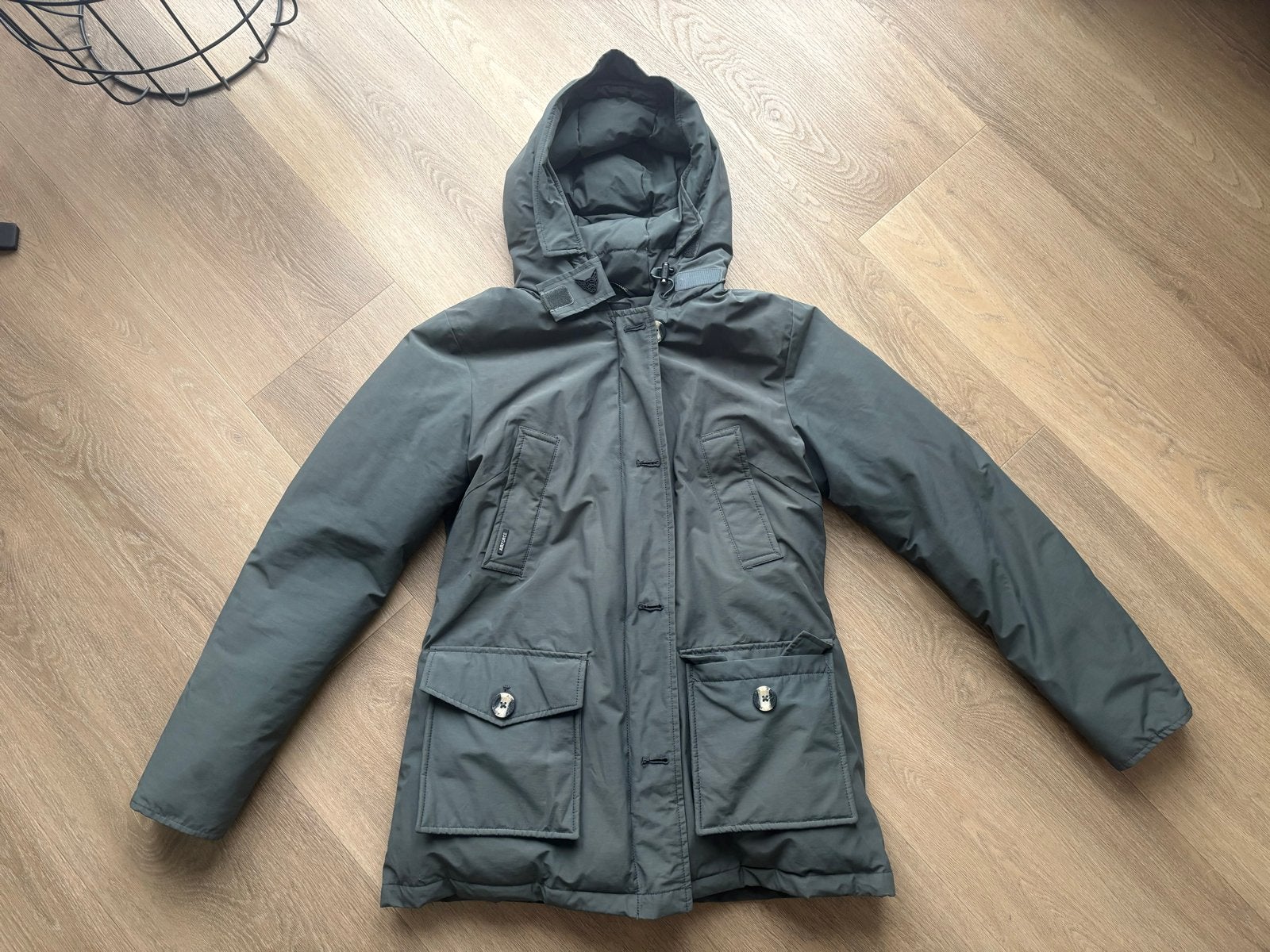 Airforce winterjas - Maat S (valt als M), Ophalen of Verzenden, Zo goed als nieuw, Maat 36 (S), Groen