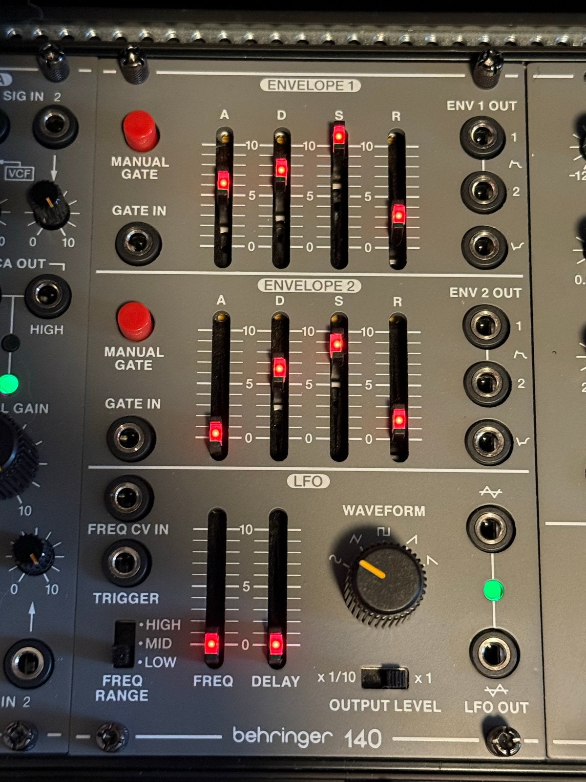 Behringer 140 Dual Envelope Generator/LFO Module, Ophalen of Verzenden, Zo goed als nieuw, Overige aantallen, Overige merken