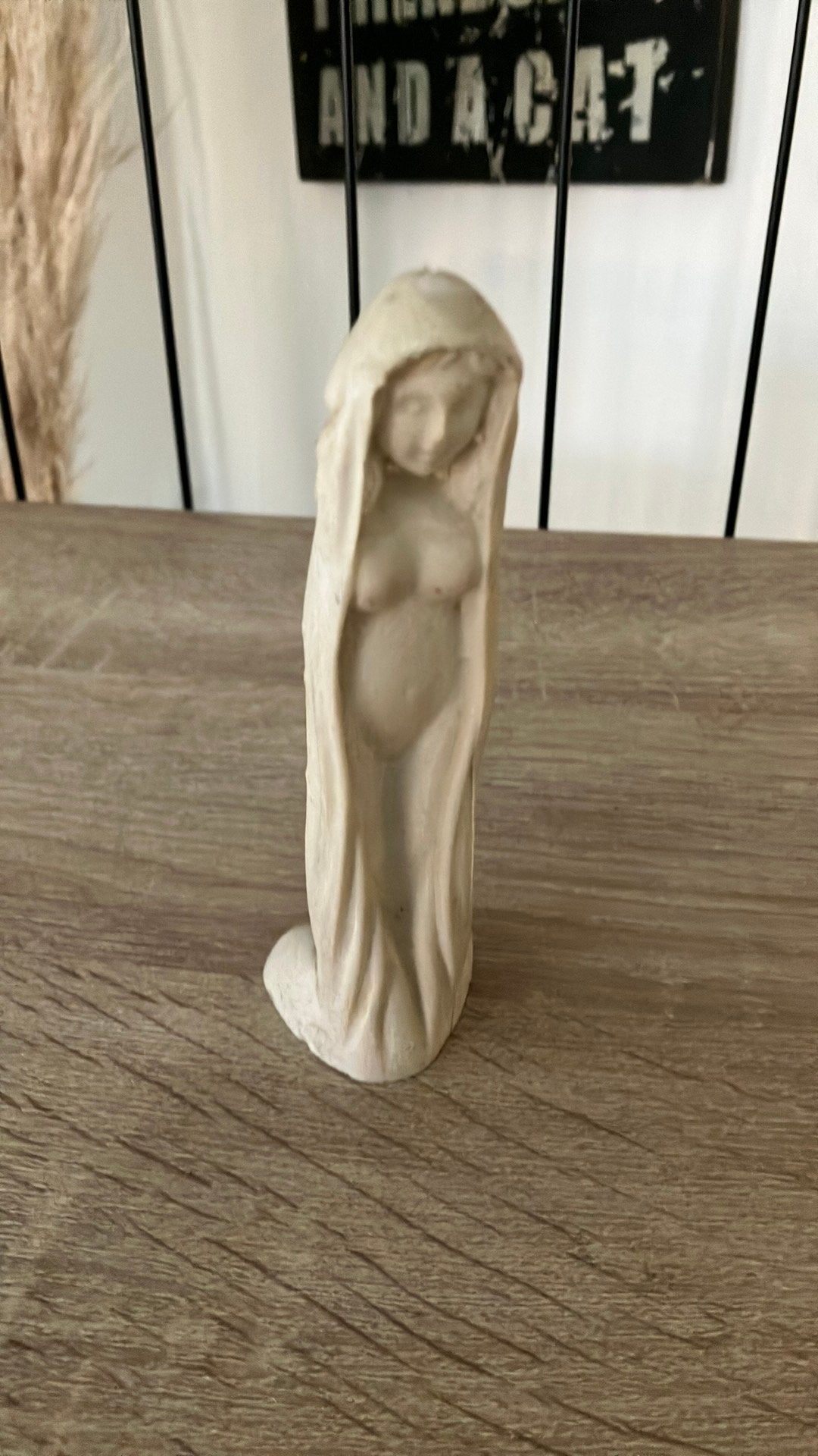 Zeldzaam oud maria vruchtbaarheid oud maria beeldje, Verzamelen, Religie, Ophalen of Verzenden, Gebruikt, Beeld(je)