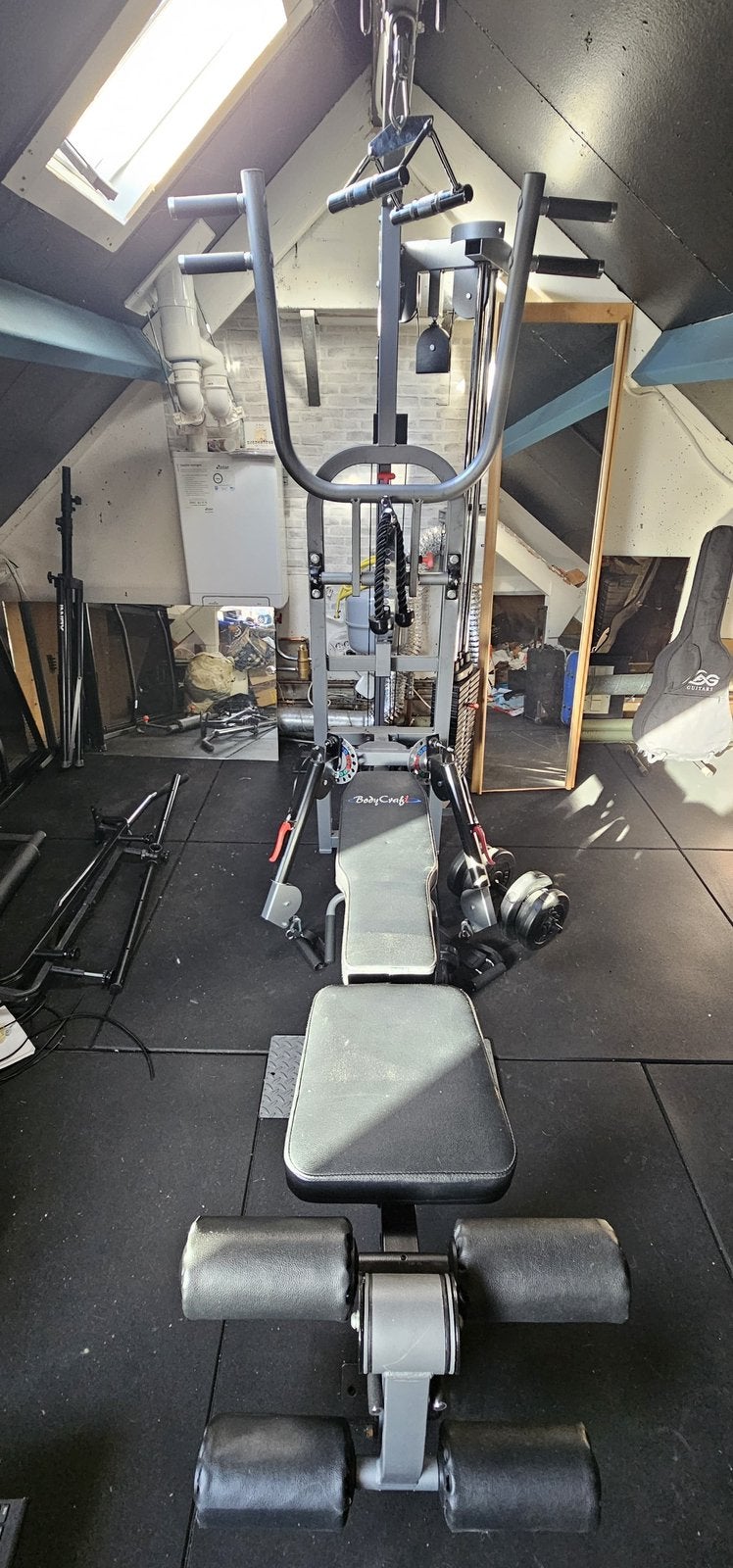 Bodycraft Krachttraning met 95kg gewichtstapel home gym, Ophalen, Zo goed als nieuw, Benen, Overige typen
