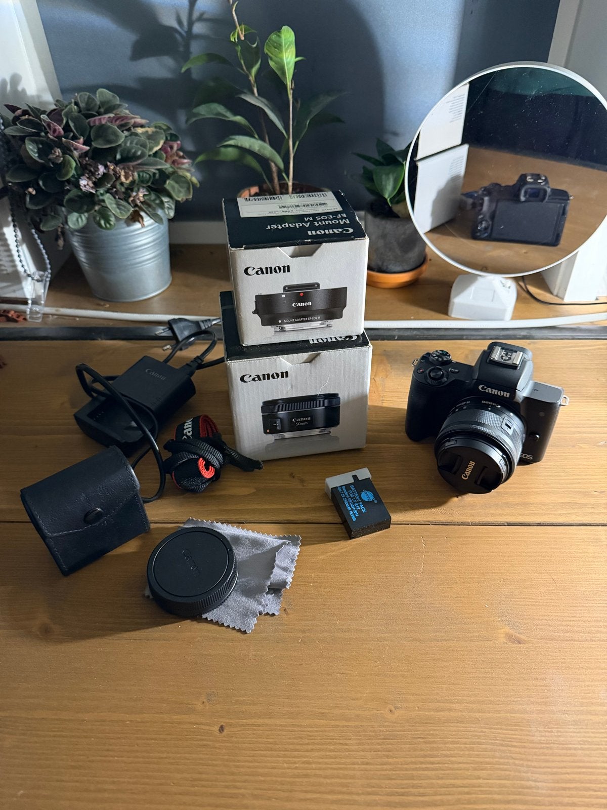 Canon EOS M50 Mark II Systeemcamera met accessoires