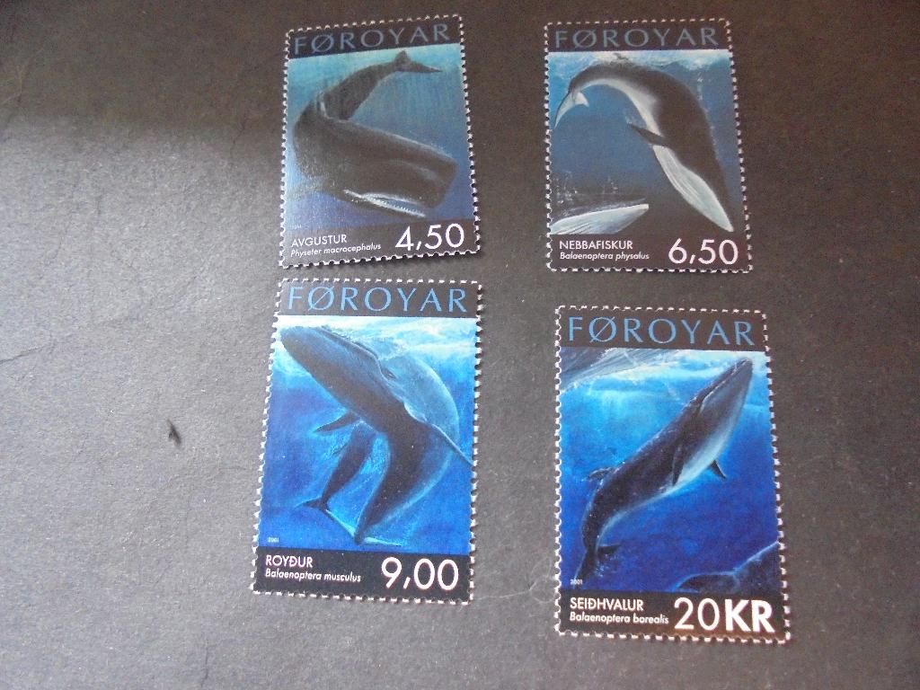 Faroer Mi:408/411 postfris, Verzenden, Denemarken, Postfris