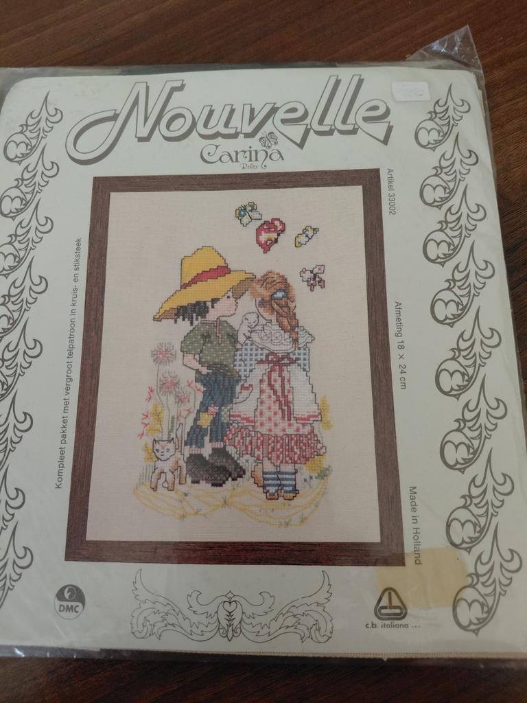 Borduurpakket - Nouvelle, Ophalen of Verzenden, Nieuw, Borduurpakket