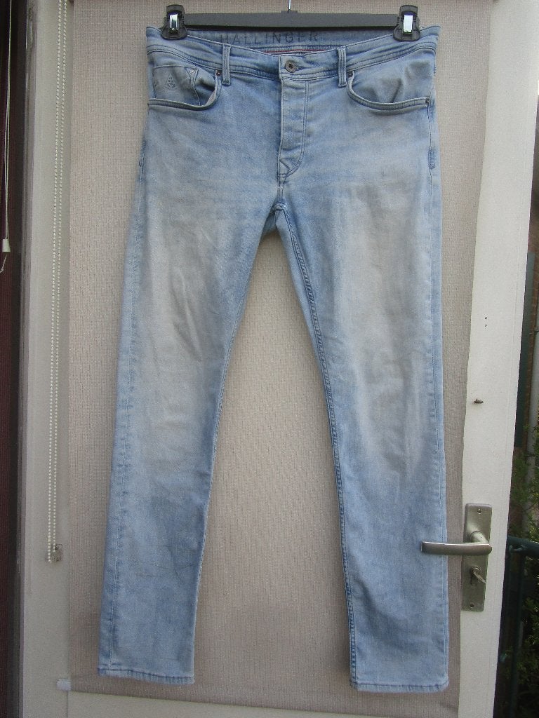 Spijkerbroek HALLINGER mt  32x32  lichtblauw, Kleding | Heren, Hallinger, W32 (confectie 46) of kleiner, Gedragen, Verzenden