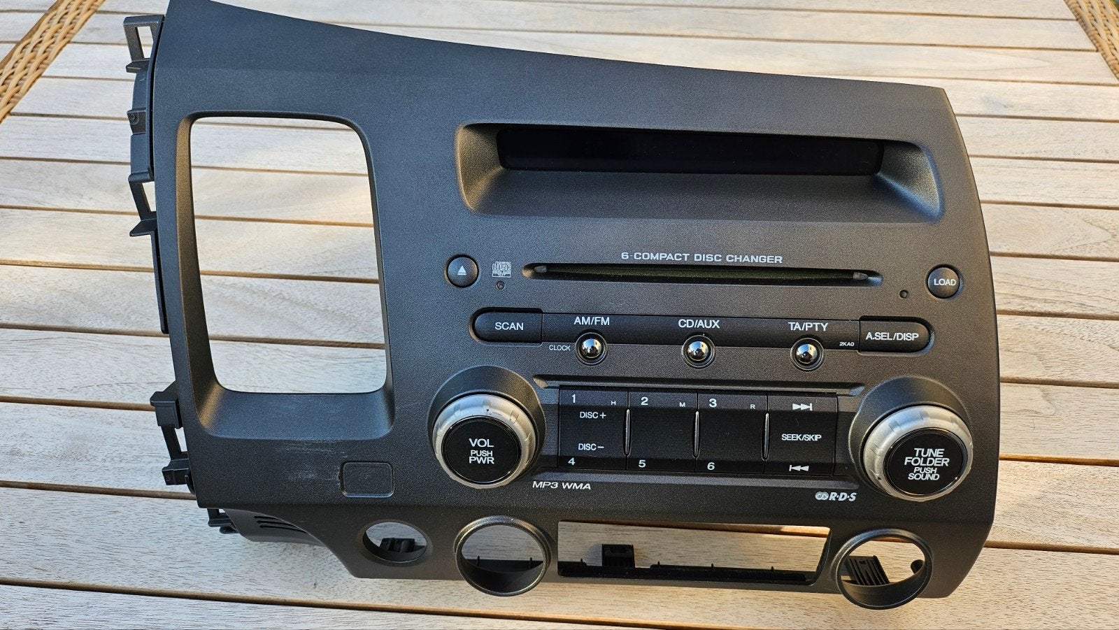 Originele Honda Civic autoradio met 6-CD wisselaar, Ophalen, Gebruikt, Honda
