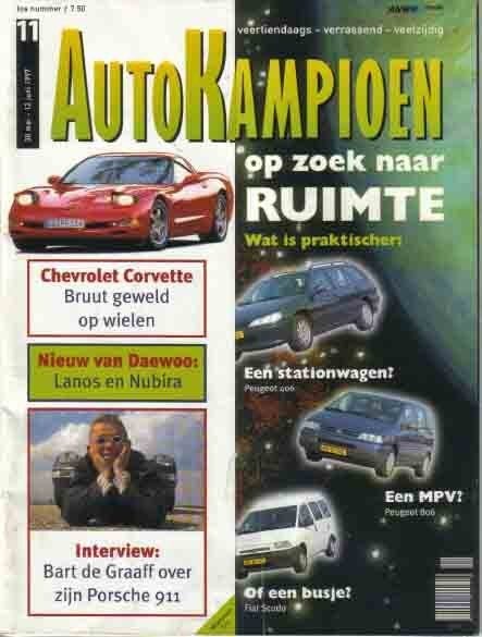 Autokampioen 11 1997 : Mercedes Benz E420 - Porsche 911 993, Ophalen of Verzenden, Gelezen, Algemeen