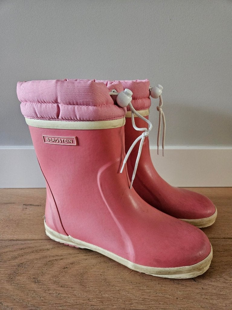 Roze Bergstein regenlaarzen maat 35, Gebruikt, Meisje, Ophalen of Verzenden, Laarzen