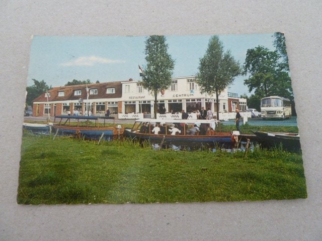 Giethoorn circa 1965 Restaurant Centrum, Ophalen of Verzenden, 1960 tot 1980, Gelopen, Overijssel