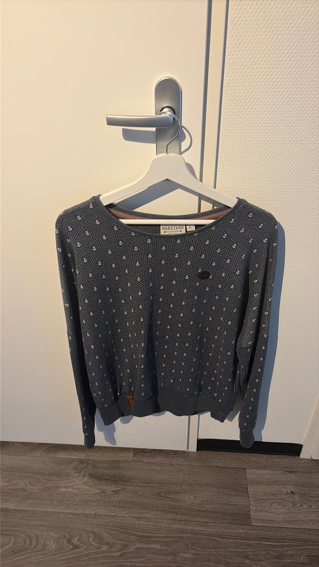 Trui Naketano maat L, Ophalen, Zo goed als nieuw, Maat 42/44 (L), Blauw