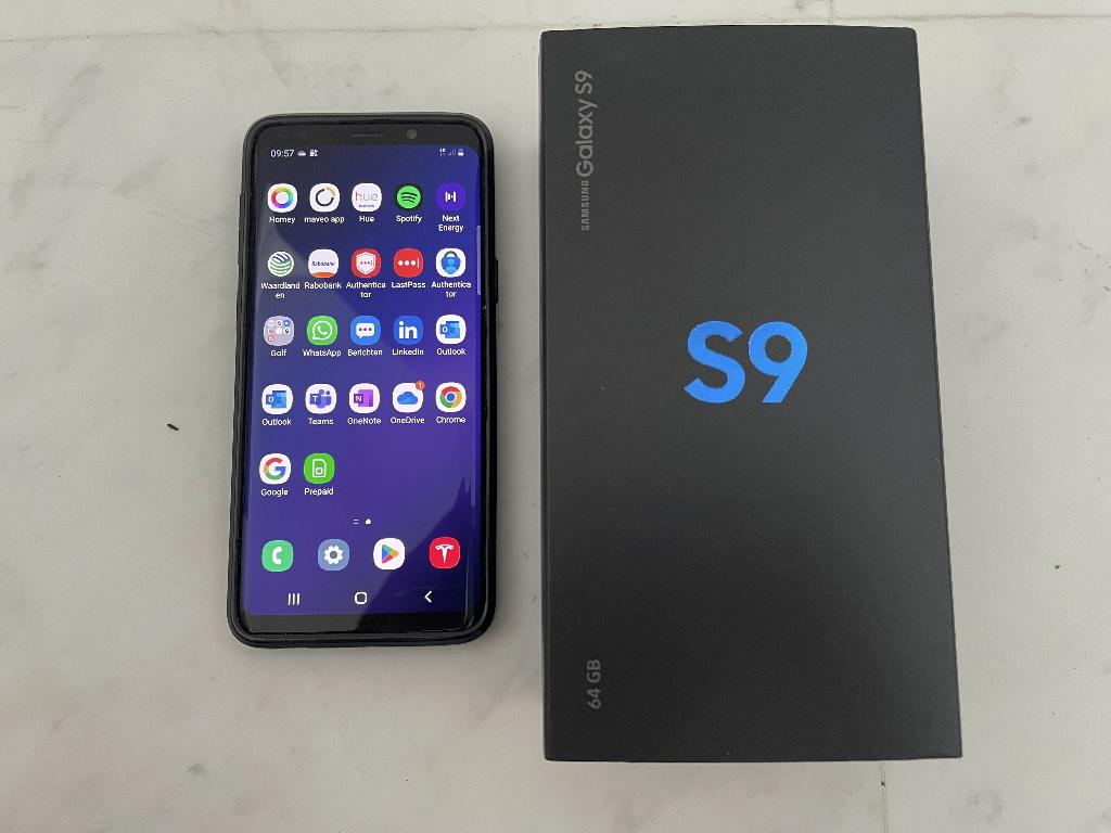 Samsung S9 telefoon, Gebruikt, Zwart, Touchscreen, Ophalen of Verzenden