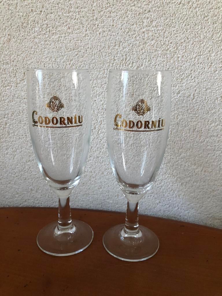Vintage champagneglazen Codorniu, Verzamelen, Ophalen of Verzenden, Zo goed als nieuw, Overige typen