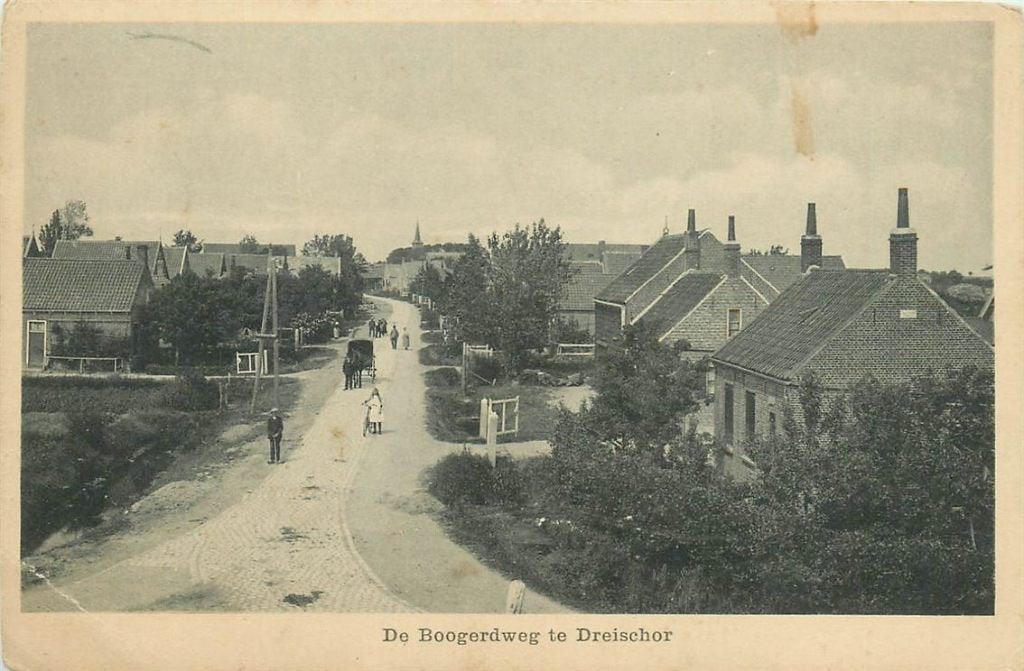 701-187-047 Dreischor De Boogerdweg, Ophalen of Verzenden, Voor 1920, Zeeland
