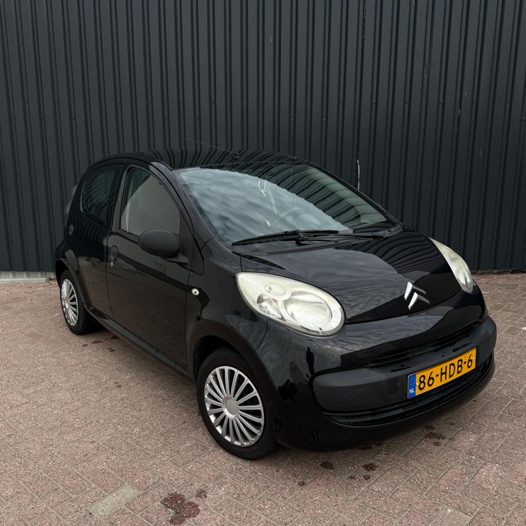 Citroën C1 1.0 Seduction 5-DRS 2008 Zwart, Voorwielaandrijving, Stof, Zwart, 4 stoelen