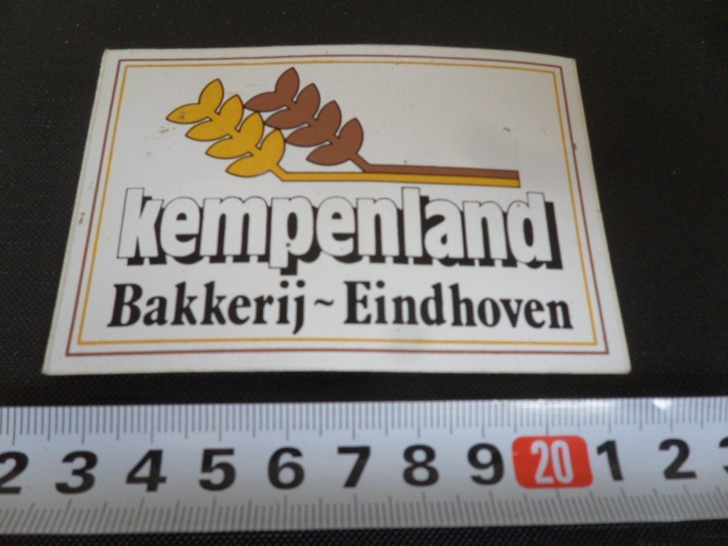 sticker ehv bakkerij KEMPENLAND, Ophalen of Verzenden, Zo goed als nieuw