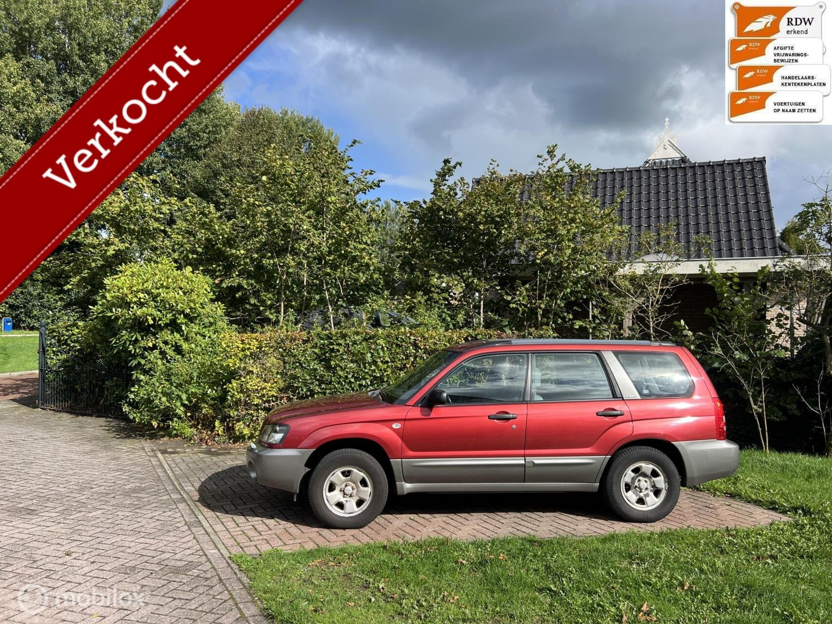 Subaru Forester 2.0 AWD Automaat bj 2003, Auto's, 125 pk, Gebruikt, Origineel Nederlands, Bedrijf