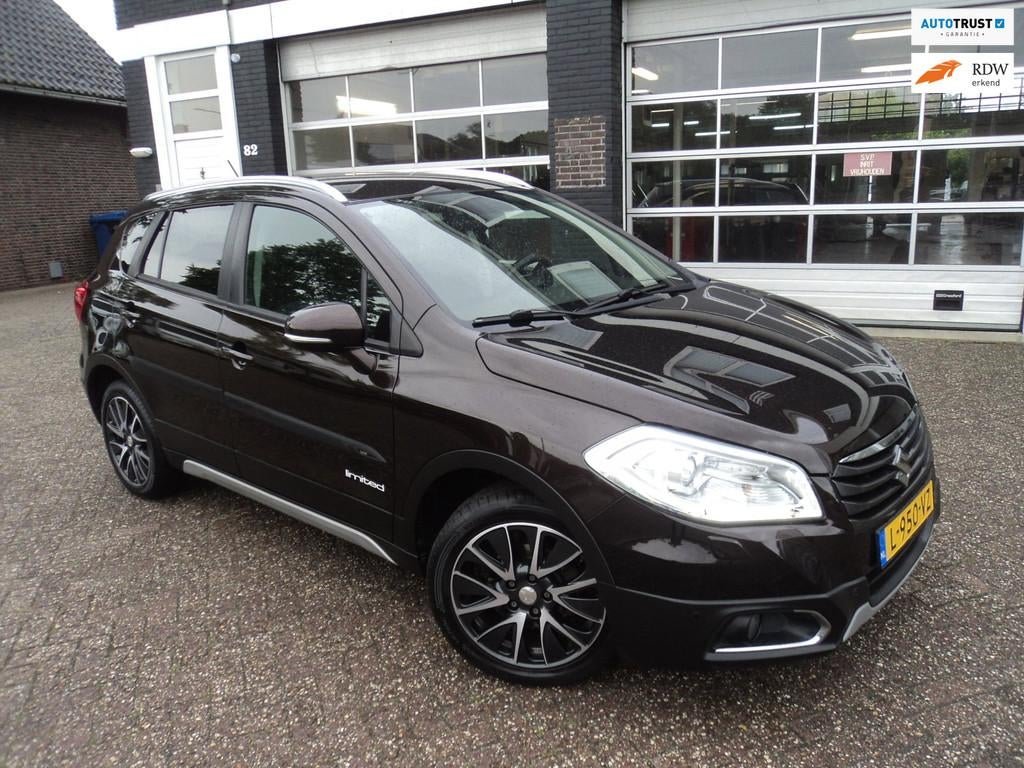Suzuki SX4 S-Cross 1.6 Exclusive Cruise Stoelverwarming Appl, Auto's, Stof, Gebruikt, 4 cilinders, Bruin