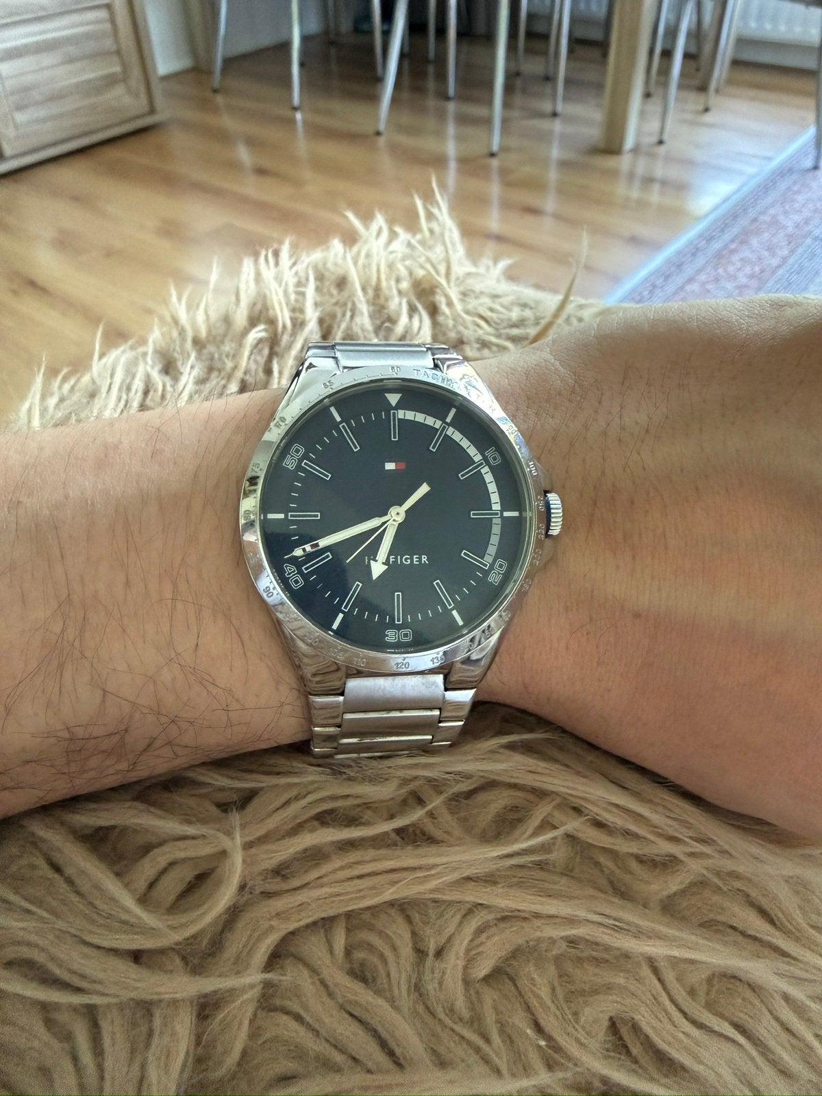 Tommy Hilfiger Horloge, Staal, Gebruikt, Staal, Polshorloge