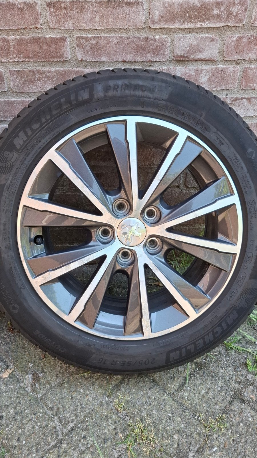 5x108 Originele Peugeot 308 zomerbanden 308 SW Michelin, Ophalen, Gebruikt, 16 inch, Banden en Velgen