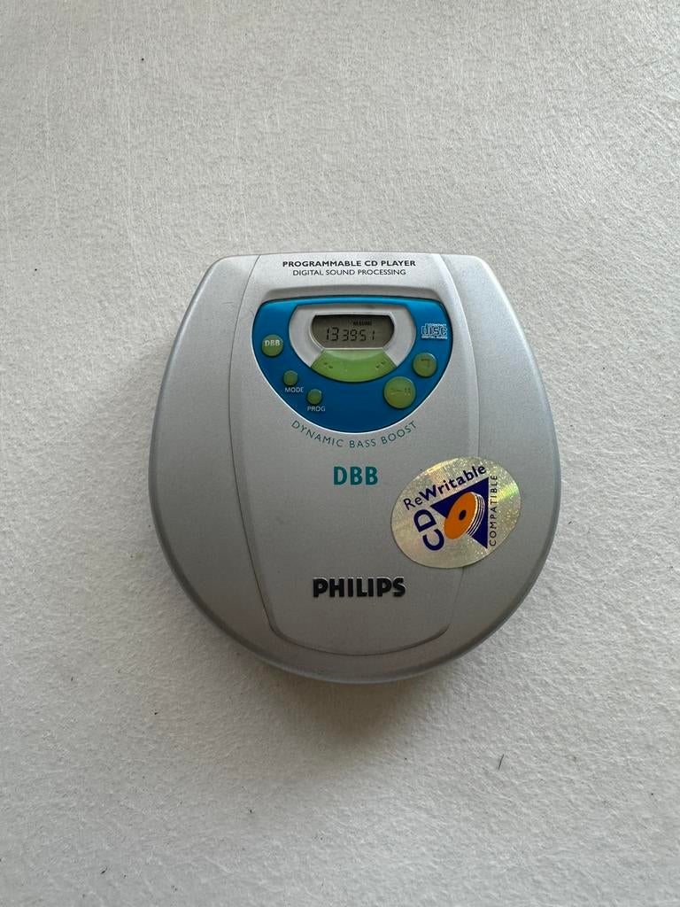 Philips portable cd speler dbb getest werkend, Audio, Tv en Foto, Walkmans, Discmans en Minidiscspelers, Ophalen of Verzenden