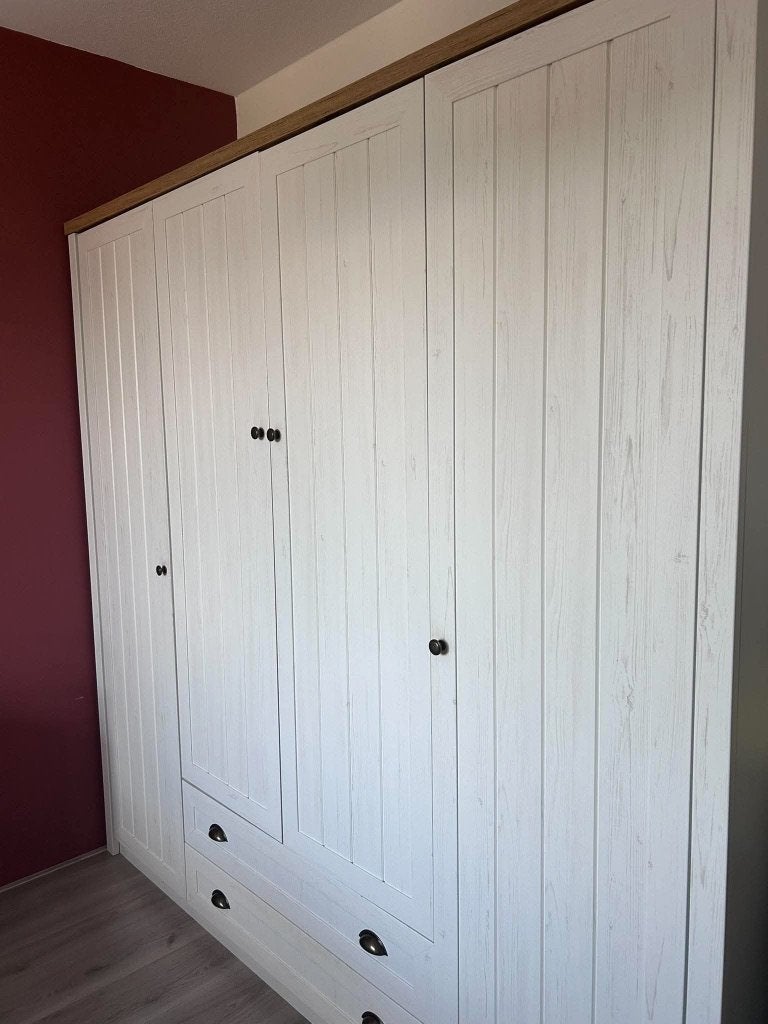 Kledingkast Jysk 212 x 210, Ophalen, 200 cm of meer, 150 tot 200 cm, 50 tot 75 cm