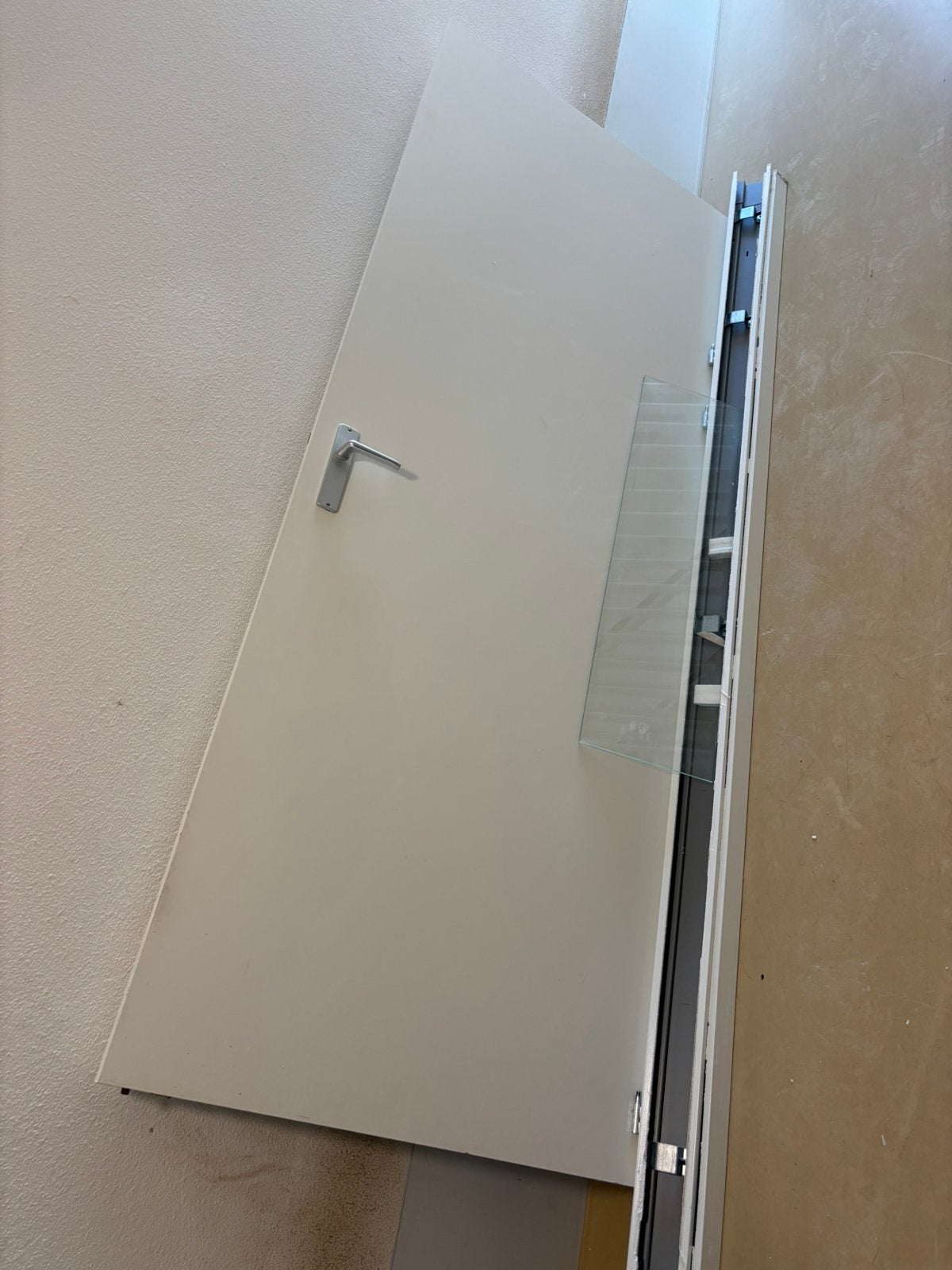 Deur met kozijn hoog, Ophalen, 215 cm of meer, Binnendeur, Zo goed als nieuw