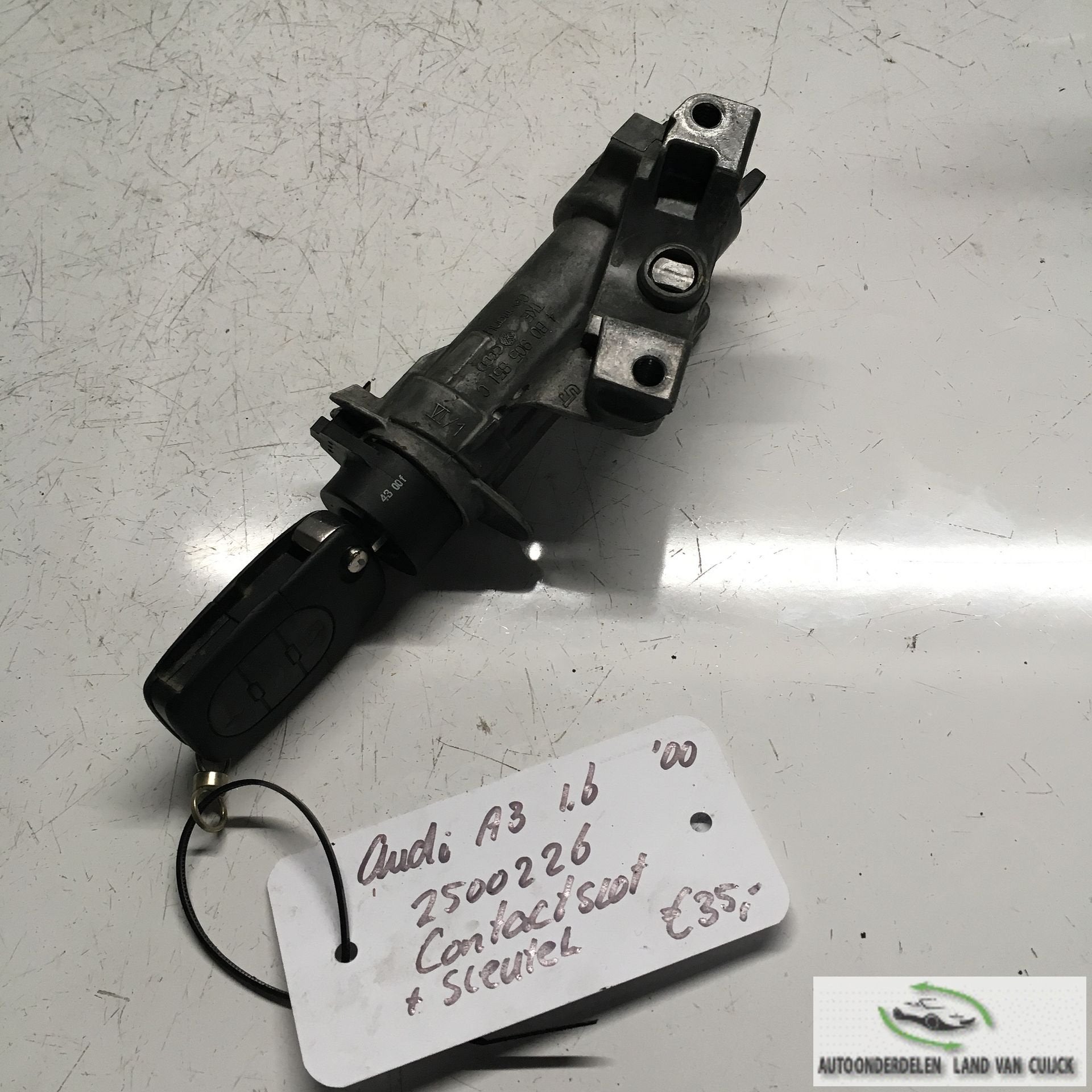 Audi A3 1.6 2000 2500226  Contactslot met sleutel, Gebruikt, -, -, Ophalen of Verzenden