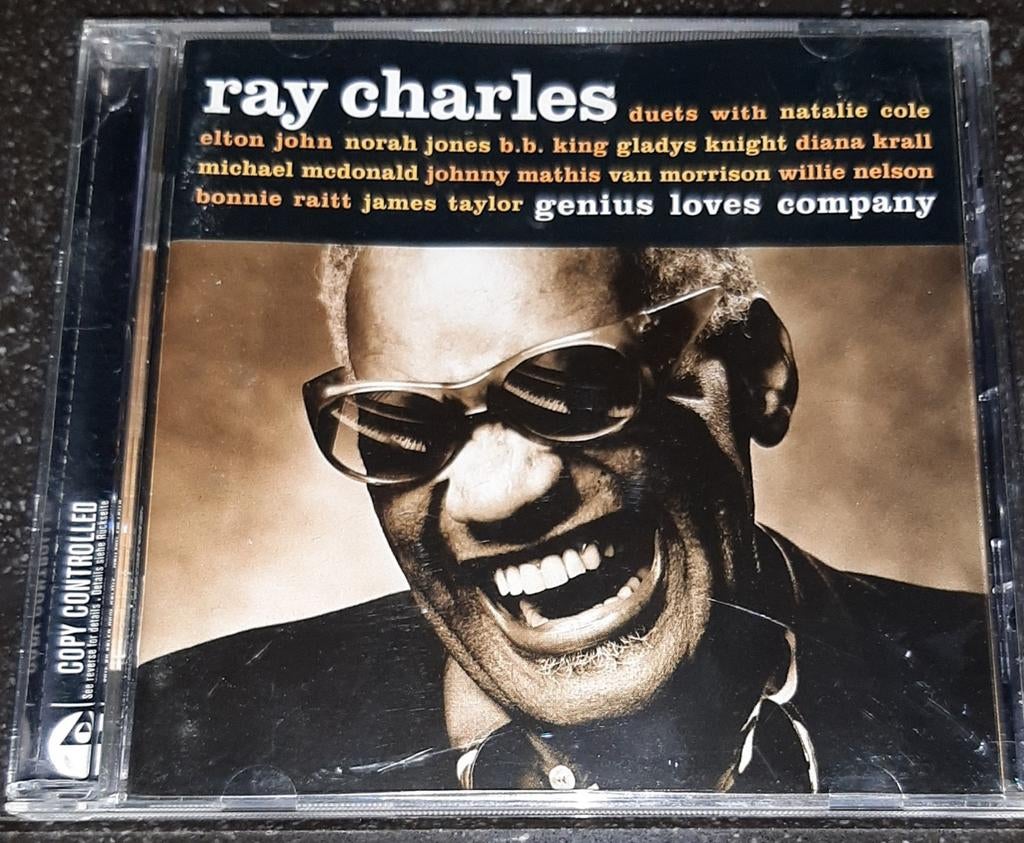 Ray Charles genius loves company, Ophalen of Verzenden, Zo goed als nieuw, Jazz
