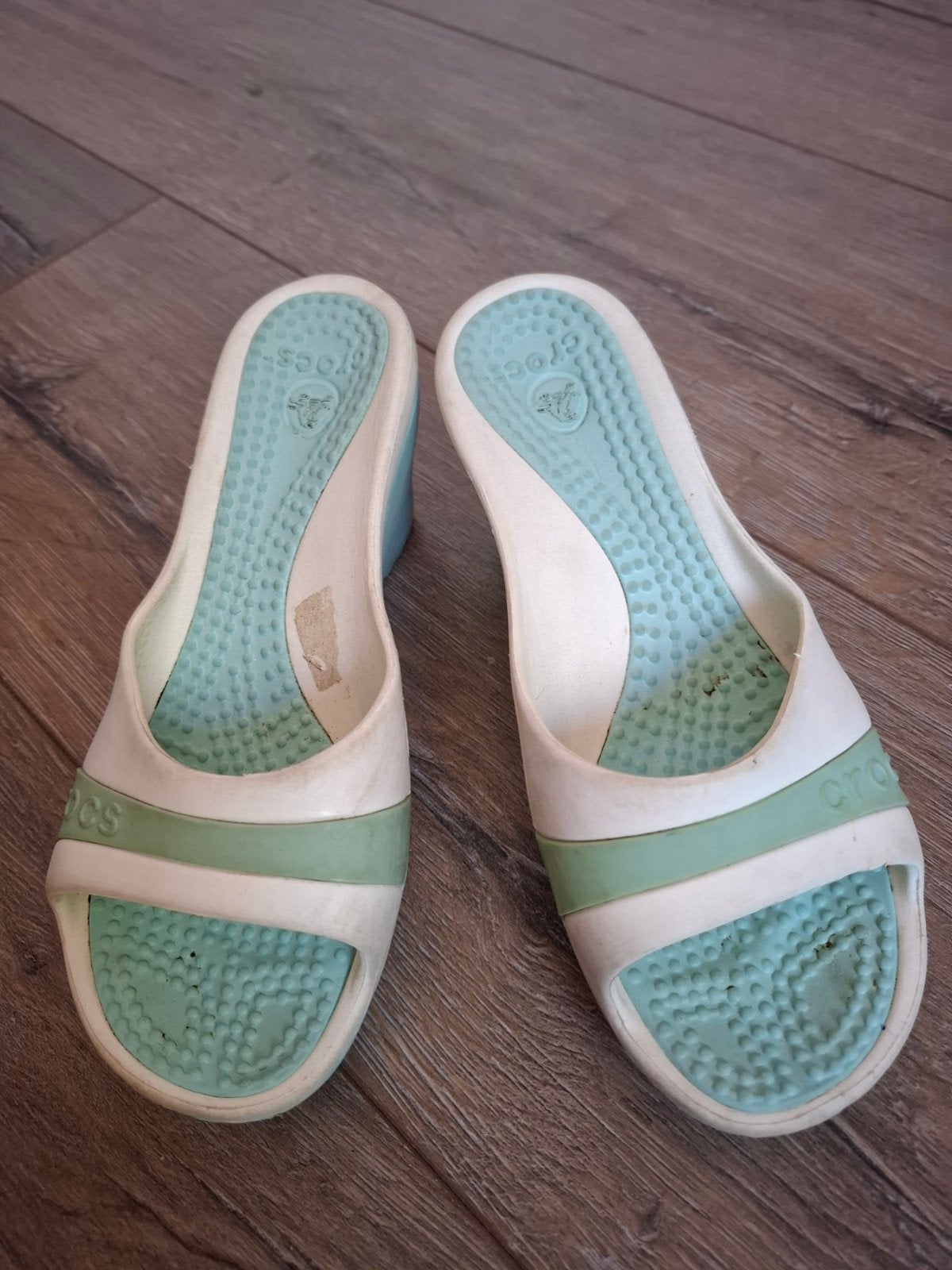 Echte Crocs sleehakken maat 34/35, Kleding | Dames, Schoenen, Slippers, Overige kleuren, Verzenden, Crocs