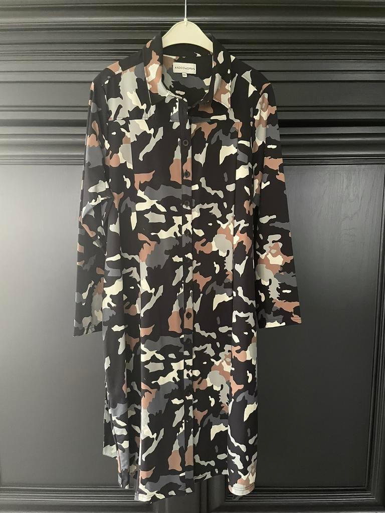 Stijlvolle travel jurk &Co Woman XXL, Kleding | Dames, Jurken, Zwart, Maat 46/48 (XL) of groter, Ophalen of Verzenden, Zo goed als nieuw