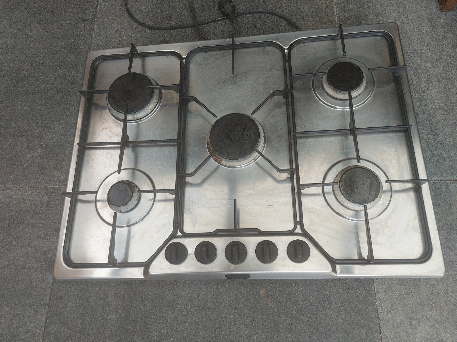 Pelgrim gaskookplaat, Ophalen, Inbouw, Gas, 4 kookzones