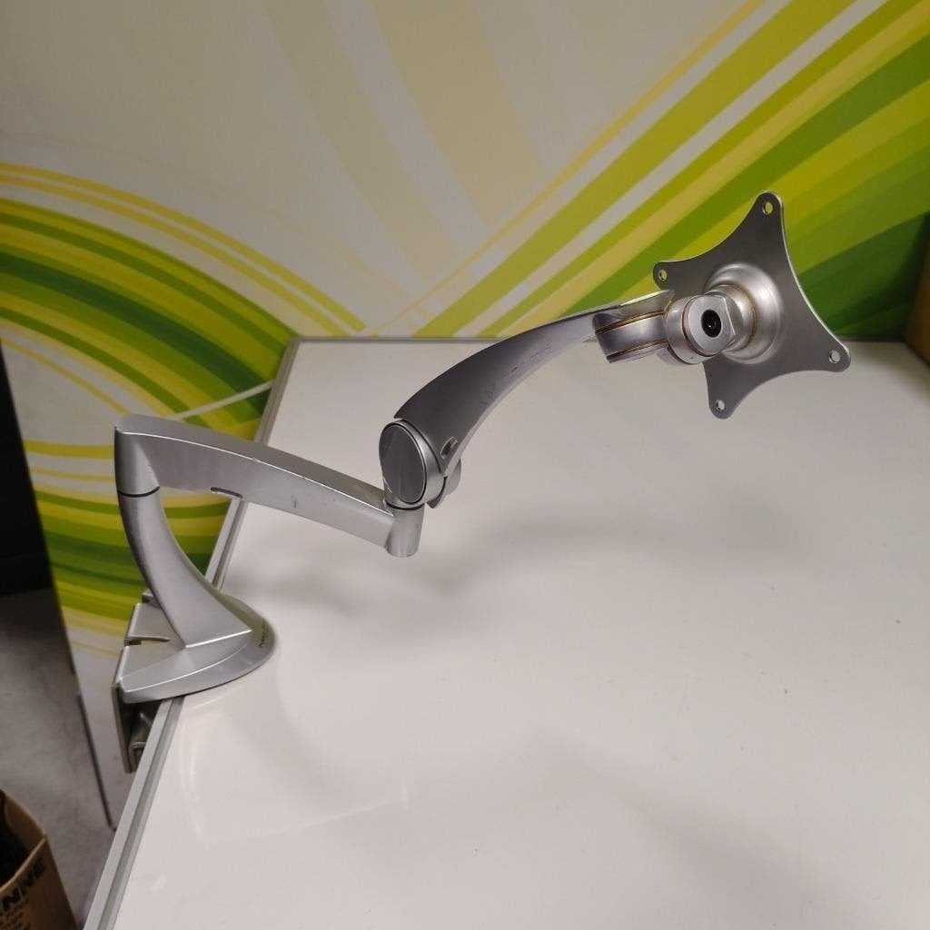 Neo-Flex Ergotron monitor arm - bevestigings plaatje 7.5x7.5, Ophalen, Gebruikt, 101 t/m 150 Hz, In hoogte verstelbaar