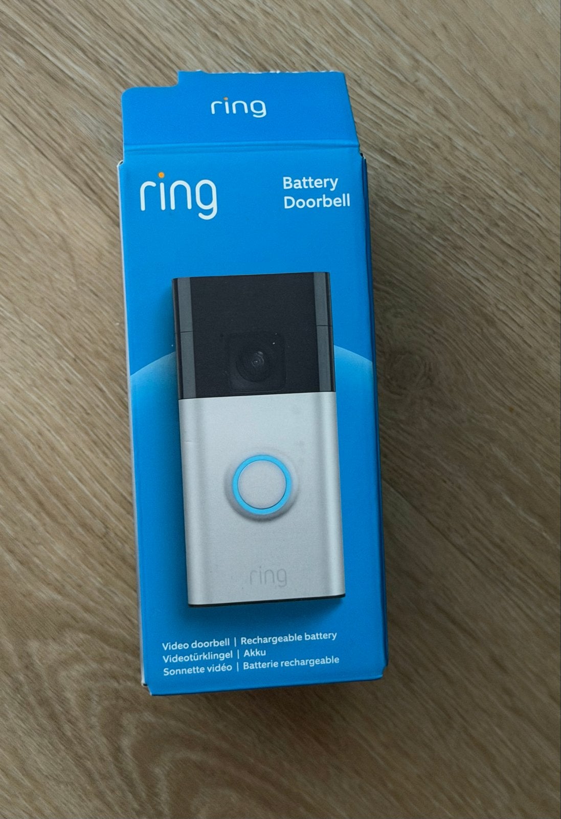 Ring Battery Doorbell - Nieuw, alleen geopend, Ophalen of Verzenden, Bewegingsdetectiesensor, Nieuw, Draadloos
