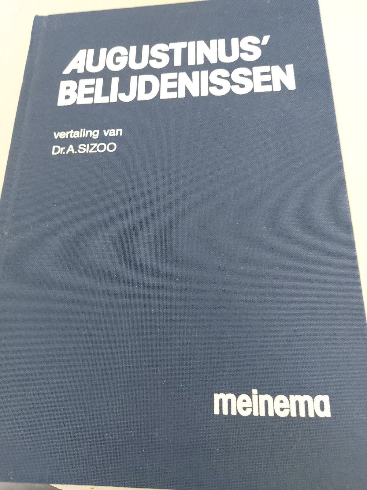 Augustinus' Belijdenissen - Dr. A. SIZOO - Meinema, Ophalen of Verzenden, Gelezen, Dr. A. SIZOO, Nederland