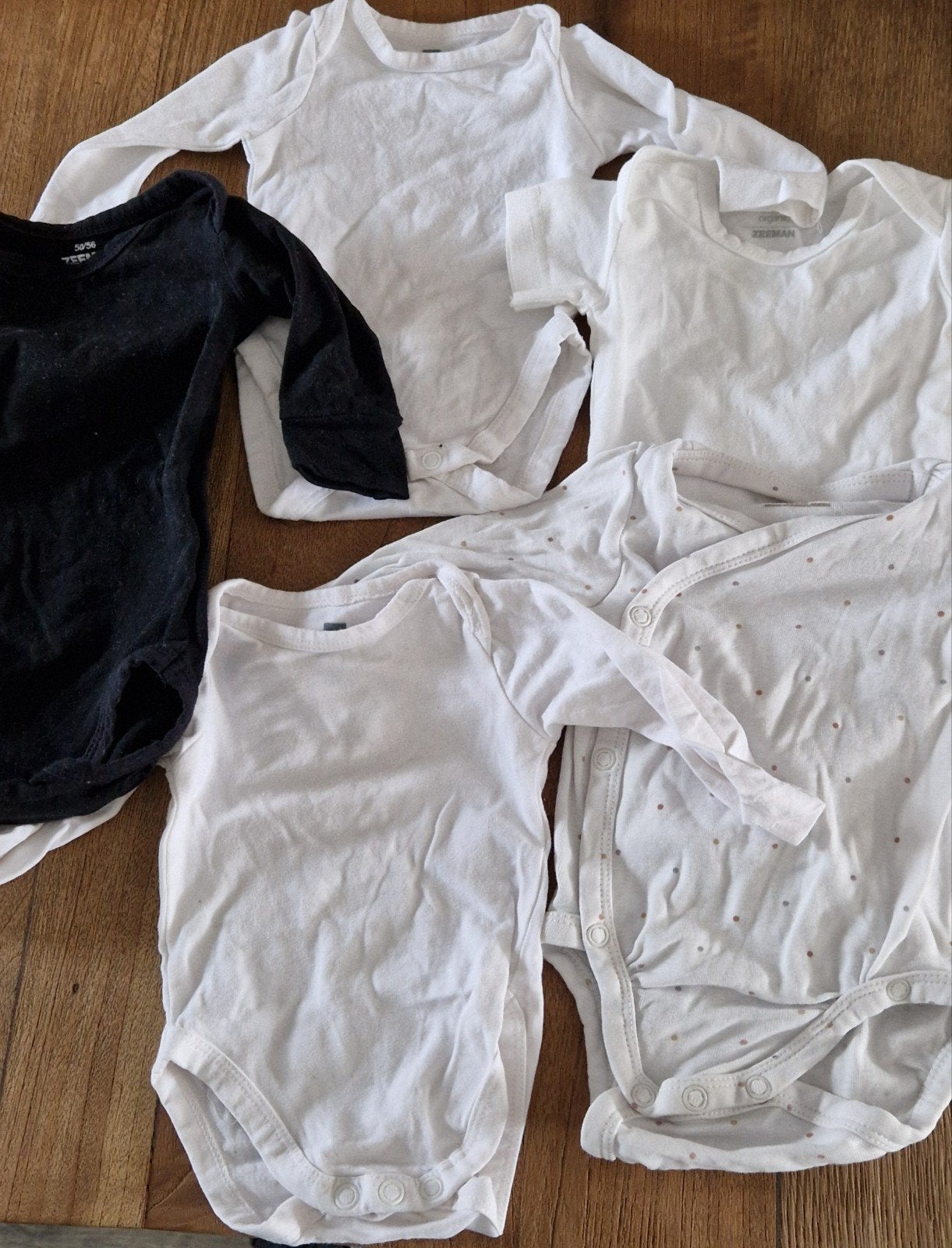 Grote tas vol babykleding en spullen voor meisje, maat 50/56, Ophalen