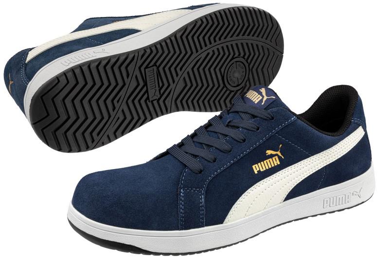 Puma Iconic Suede Navy Laag 640020 S1PL | 39-48, Werkschoenendeal, Marktplaats@werkschoenendeal.nl, Blauw, Puma