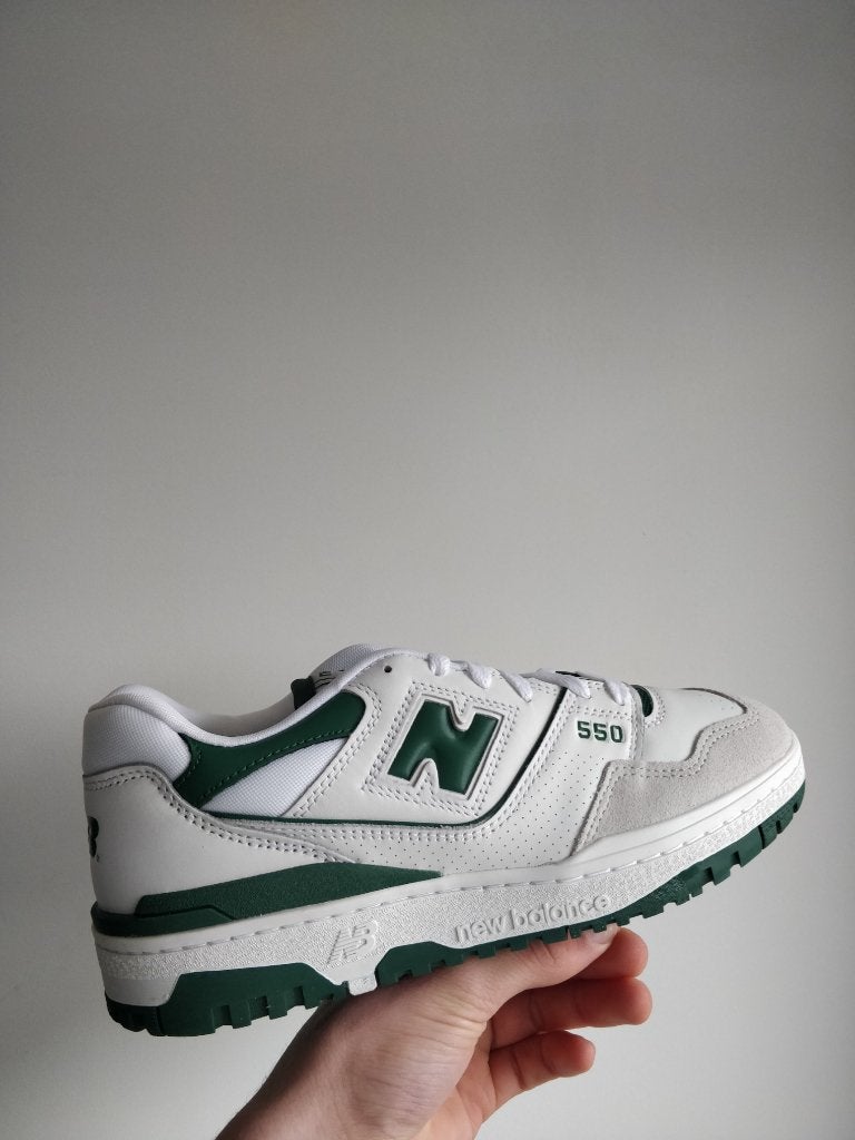 New Balance 550 White Green 40,5 t/m 42,5, New Balance, Nieuw, Ophalen of Verzenden, Sneakers of Gympen