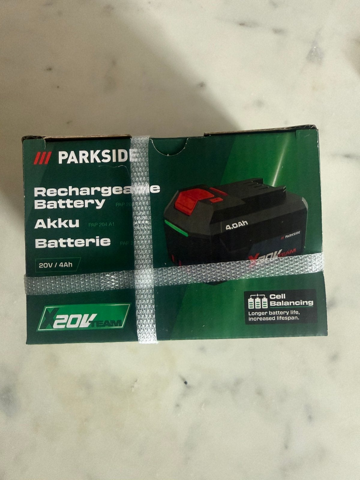 PARKSIDE PERFORMANCE 20V / 4Ah Smart Battery / Smart-Akku, Ophalen of Verzenden, Nieuw, Boor- en/of Breekhamer