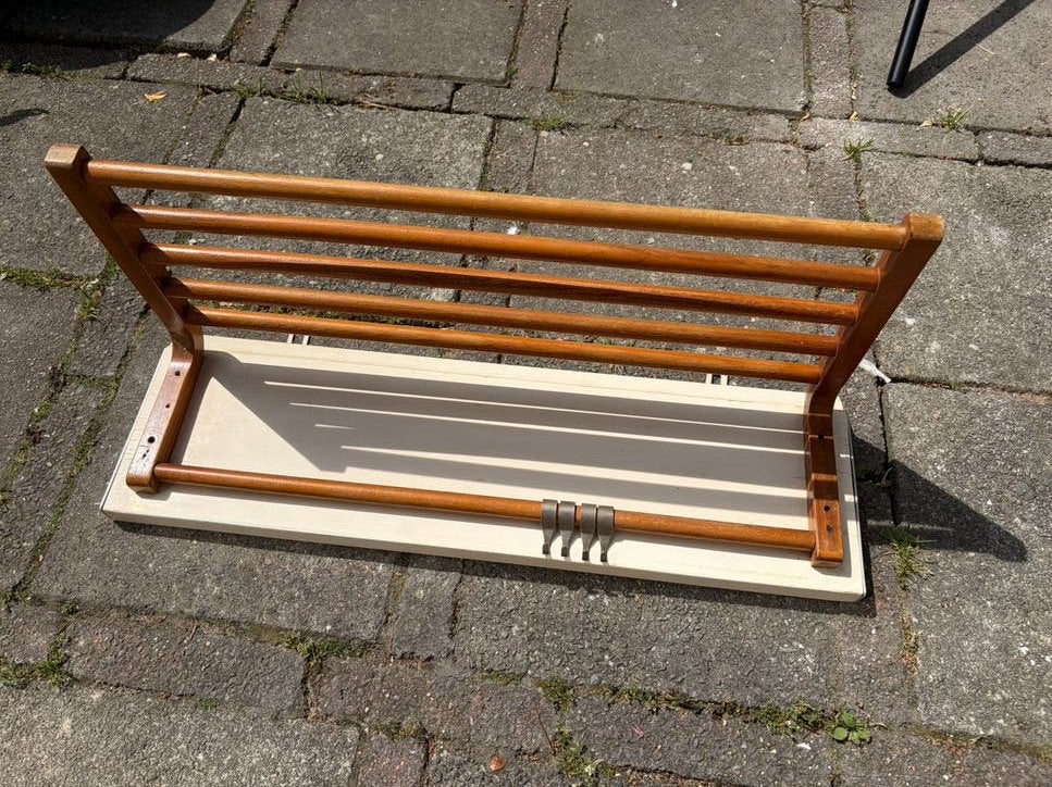 Vintage keukenrek, Overige typen, Ophalen of Verzenden, Gebruikt, Bruin