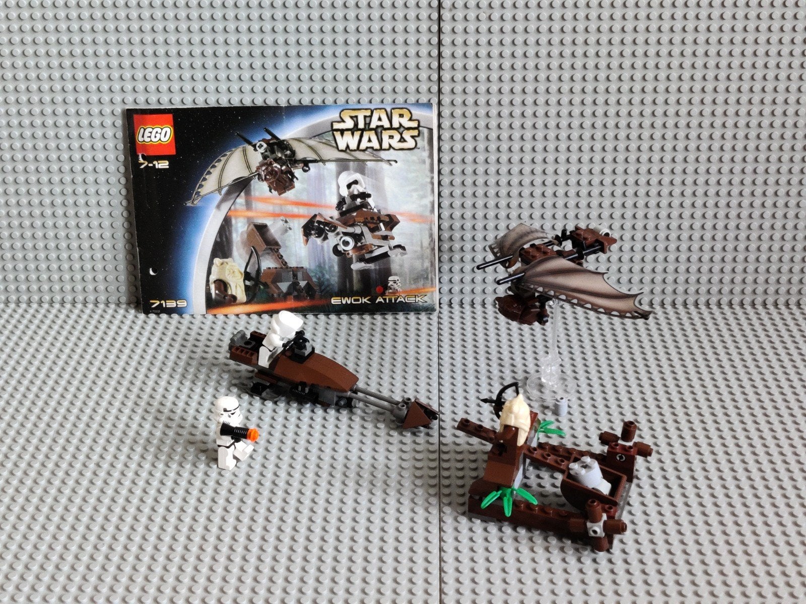 Lego Star Wars 7139 Ewok Attack uit 2002 met minifiguren, Ophalen of Verzenden