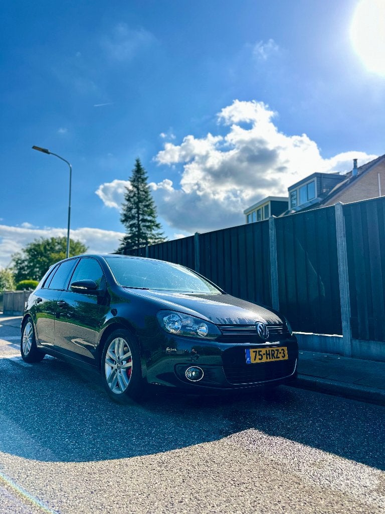 Volkswagen Golf 1.4 TSI 90KW DSG 2009 Zwart, Euro 5, Stof, 4 cilinders, Origineel Nederlands