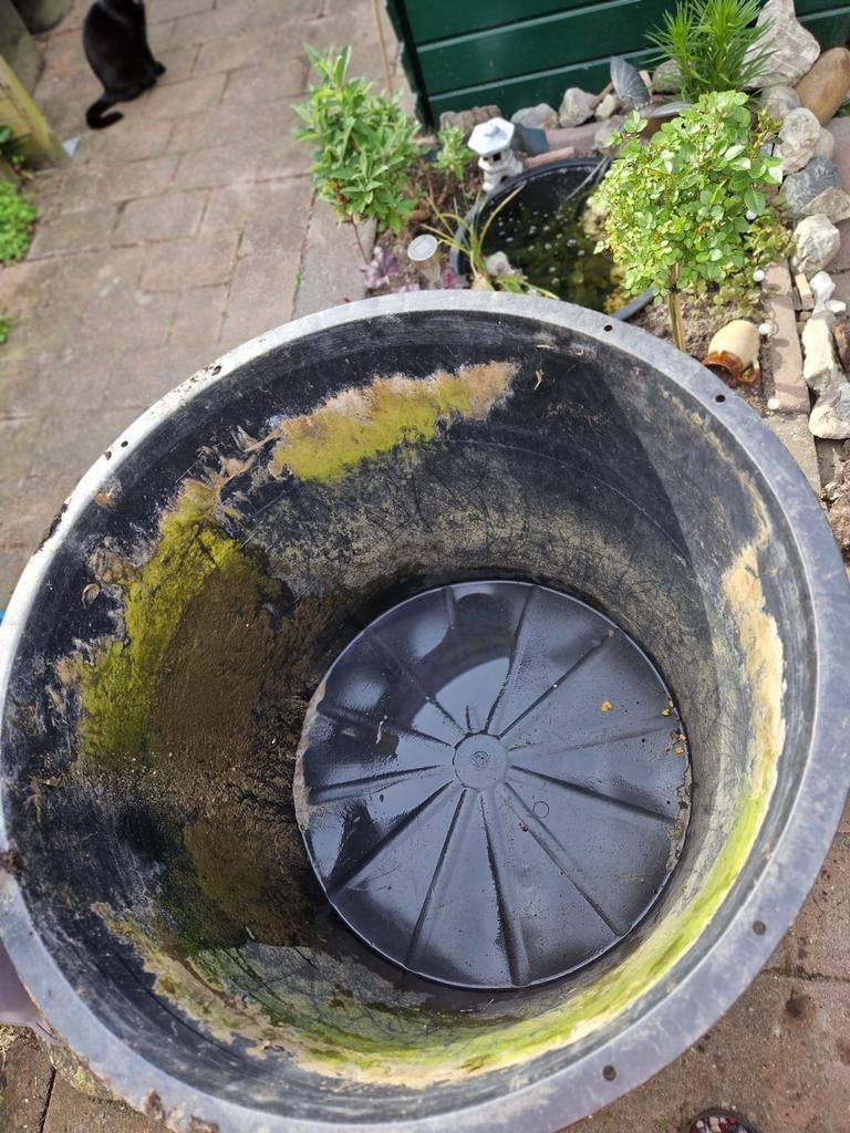 Grote Zwarte Kunststof Plantenbak / Vijver, Tuin en Terras, Vijvers, Ophalen, Gebruikt