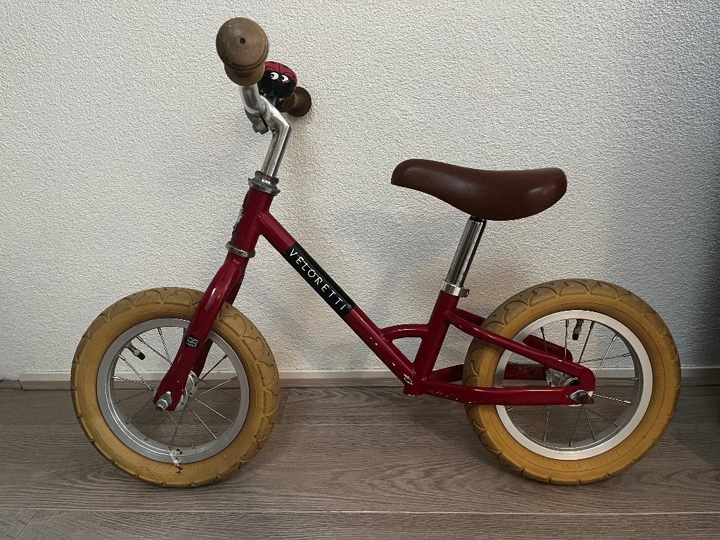 Veloretti loopfiets rood, Ophalen, Terugtraprem, Gebruikt, Veloretti