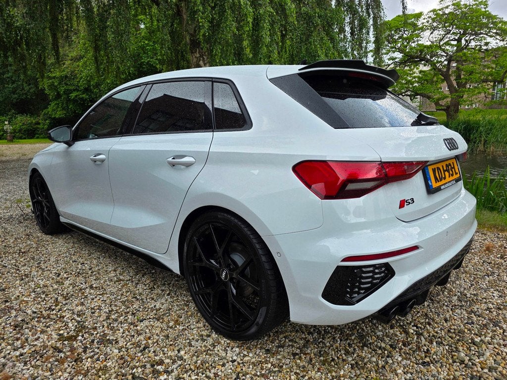 Audi A3 SPORTBACK 35 TFSI S3 edition 4xuitlaat/AUTOMAAT/led, Auto's, 4 cilinders, 150 pk, Wit, Leder