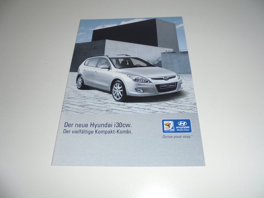 brochure Hyundai i30 CW  2010, Ophalen of Verzenden, Nieuw, Overige merken