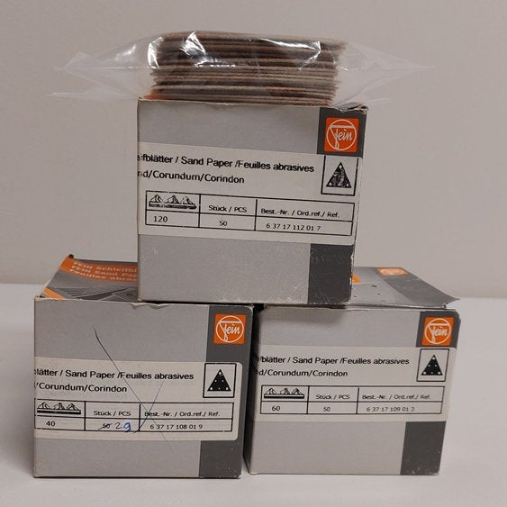FeinMultimaster schuurpapier 81x81x81mm K40, K60, K100, K120, Ophalen of Verzenden, Nieuw, Minder dan 600 watt