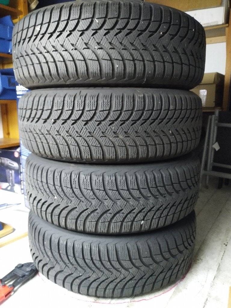 winterbanden met velgen, Auto-onderdelen, Ophalen, Gebruikt, 15 inch, Banden en Velgen