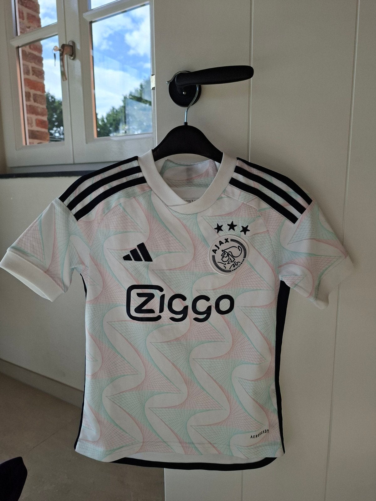 Ajax uitshirt 2023/2024 maat 140 (9-10 jaar), Adidas, Jongen of Meisje, Ophalen of Verzenden, Zo goed als nieuw