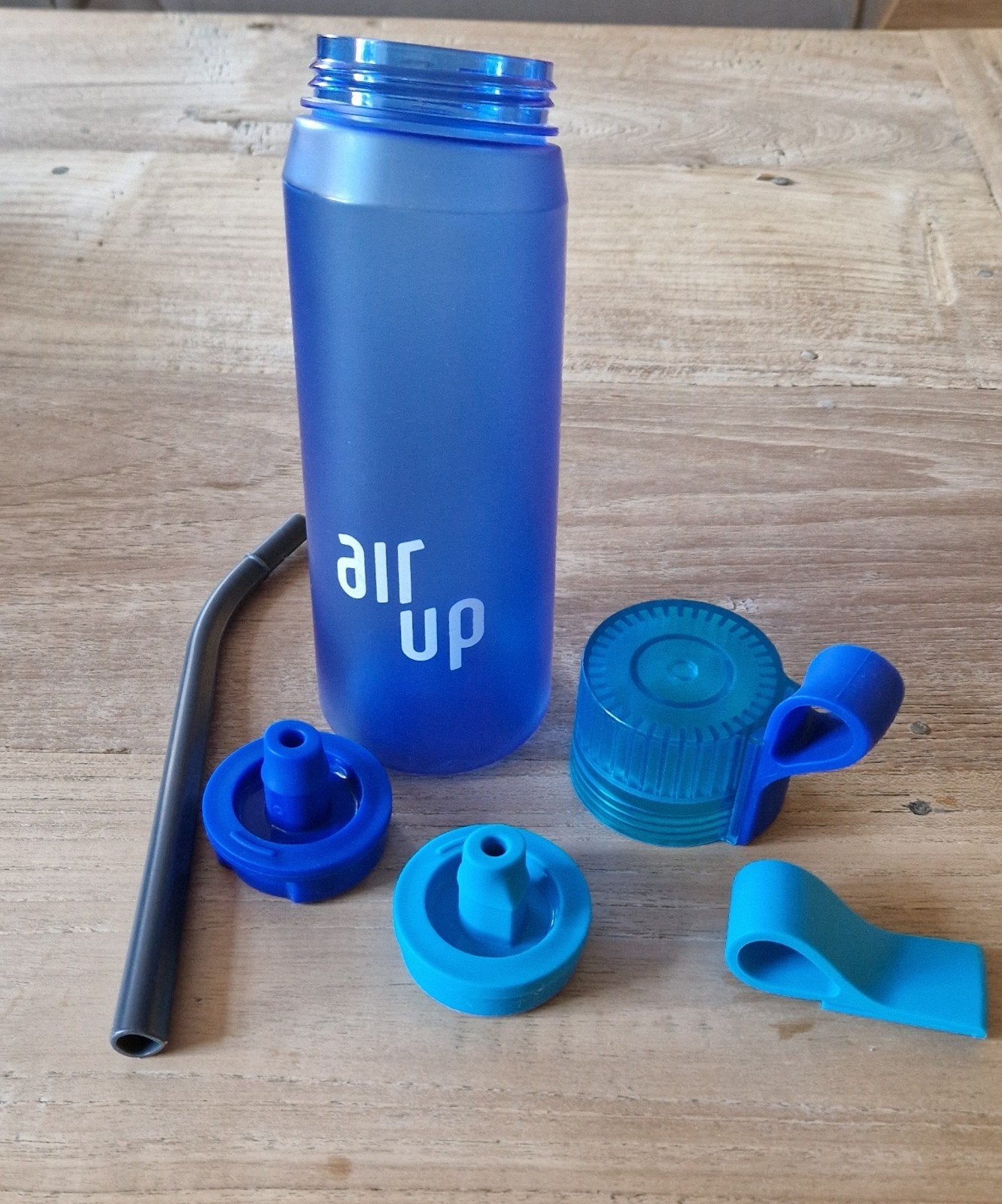 Air Up Drinkfles  Blauw, Kunststof, Ophalen of Verzenden, Overige merken, Overige typen
